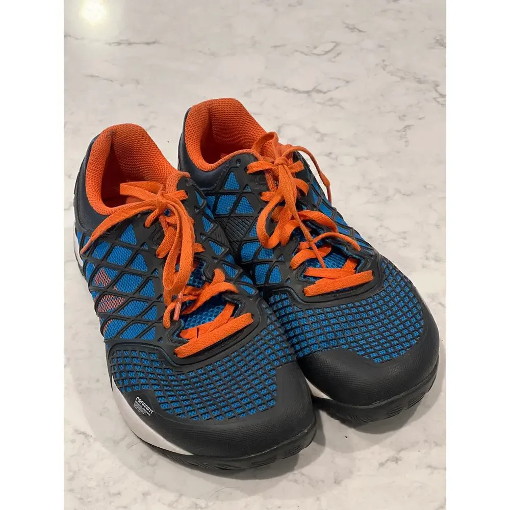 Reebok Women’s Cross Fit Nano 4.0‎ Lace Up Training Sneakers Size 5 Blue Fitness